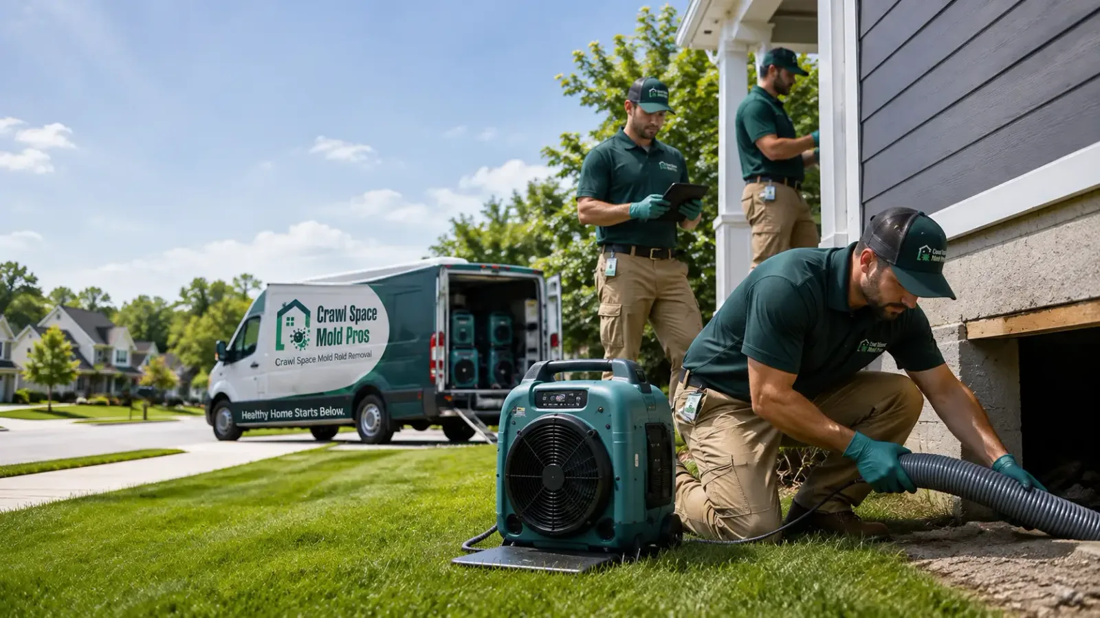 Crawl Space Mold Removal in Bath, MI